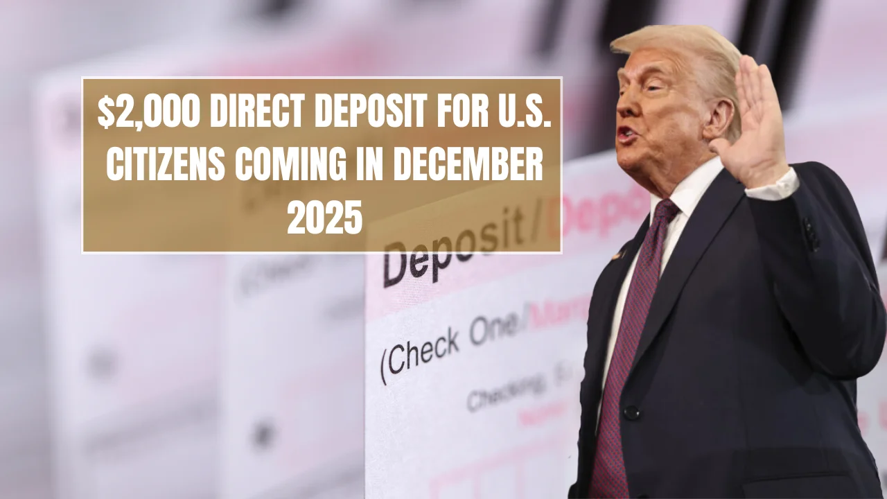 $2,000 Direct Deposit December 2025