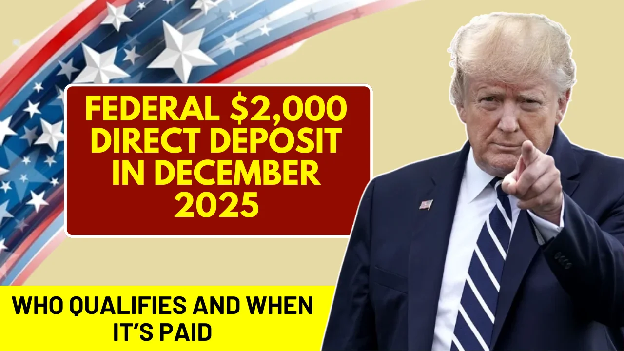 $2,000 Federal Direct Deposit December 2025
