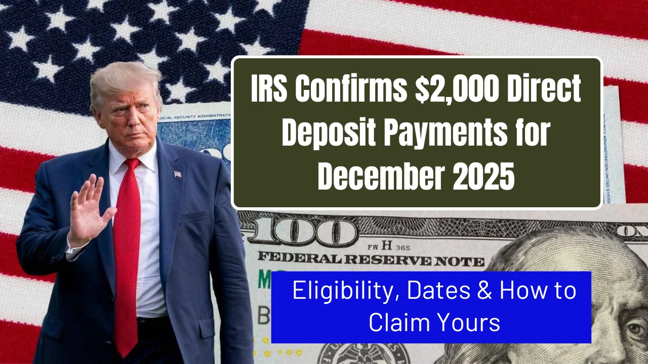 $2,000 IRS Direct Deposit December 2025