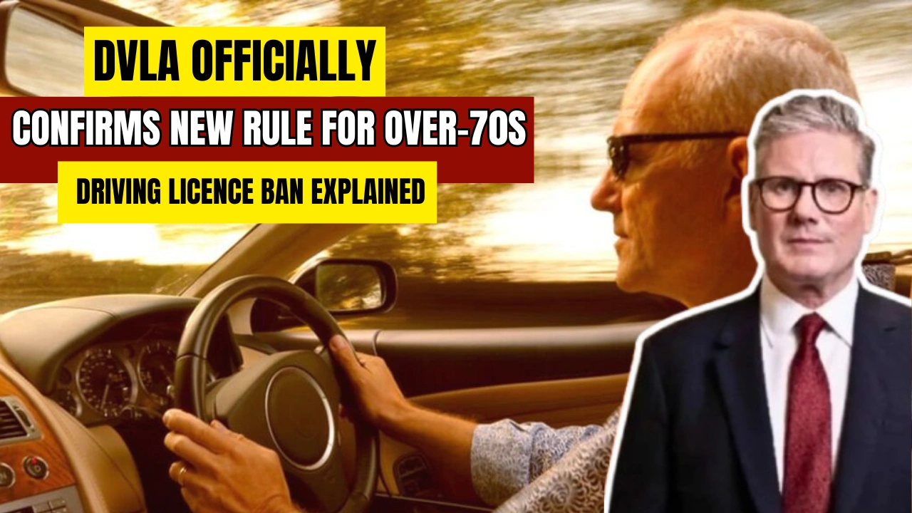 DVLA over 70s driving licence
