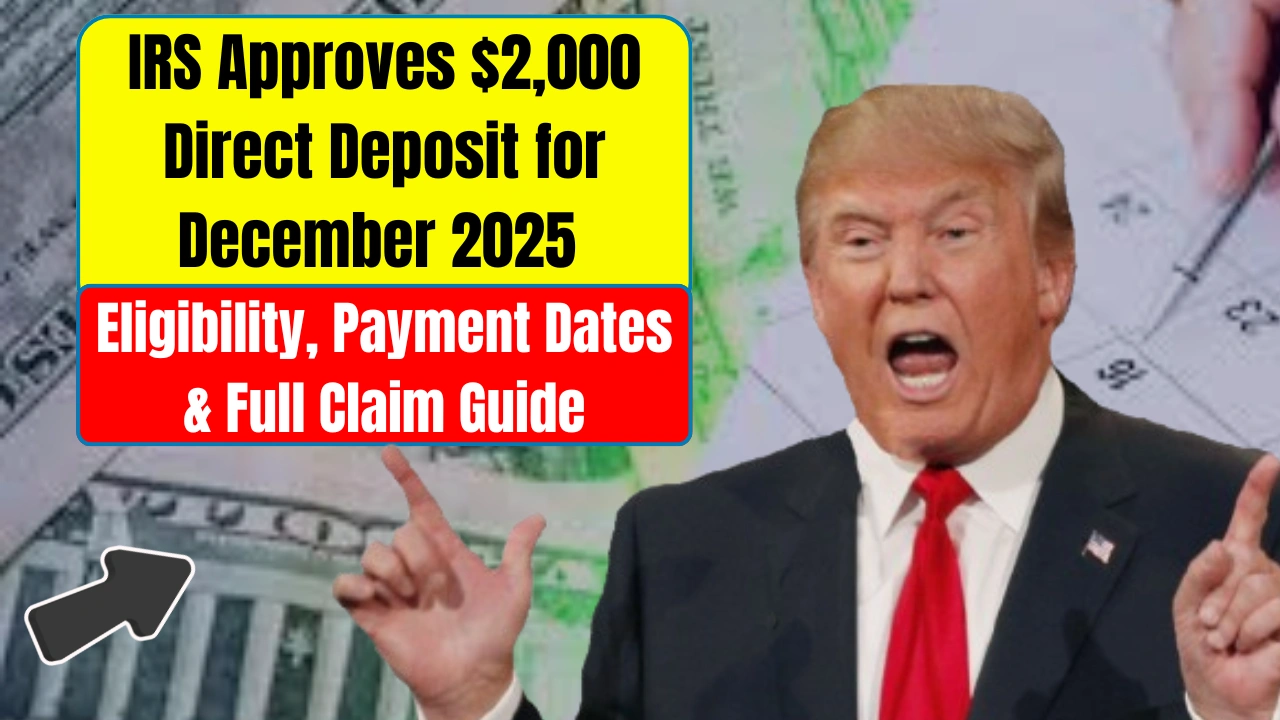 IRS Approves $2,000 Direct Deposit for December 2025