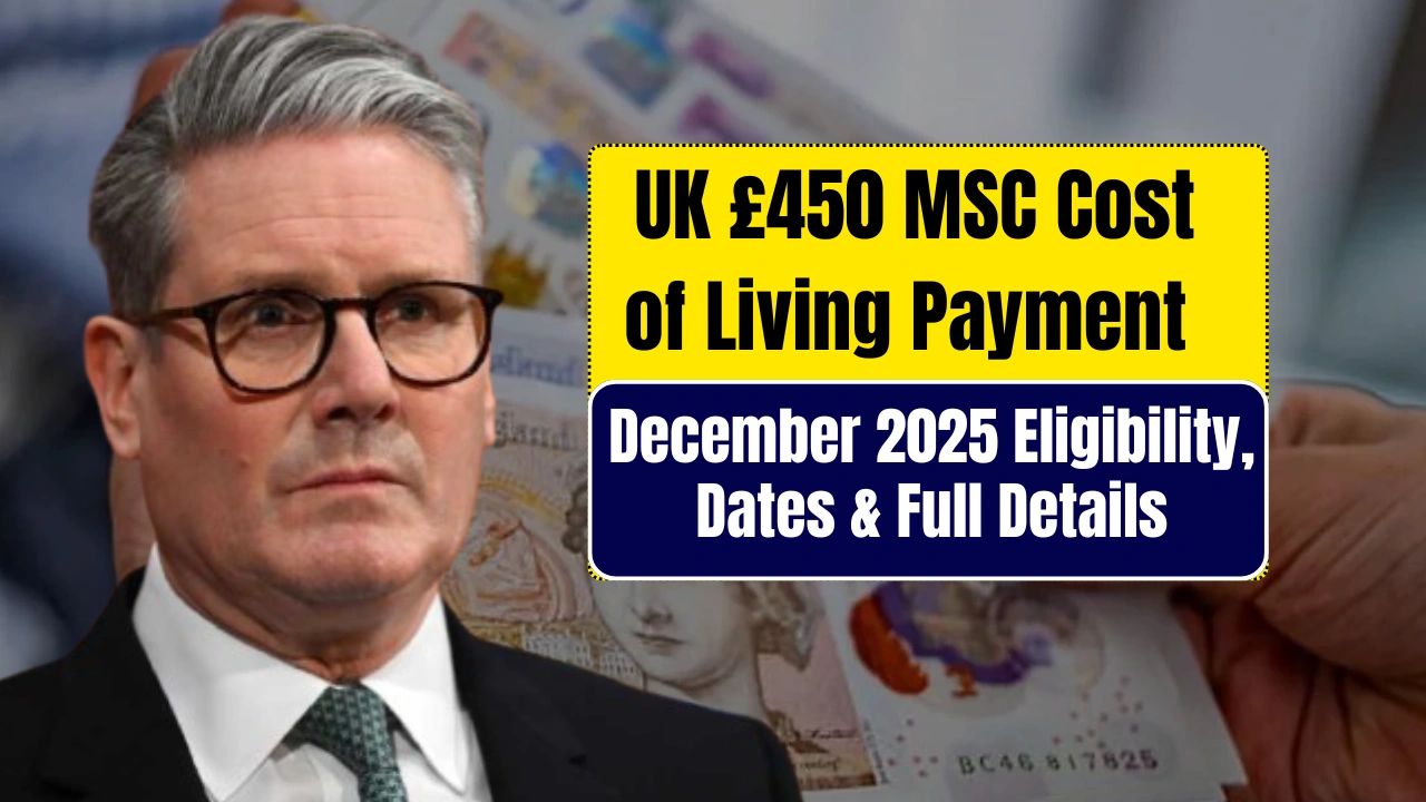 UK £450 MSC Cost of Living Payment