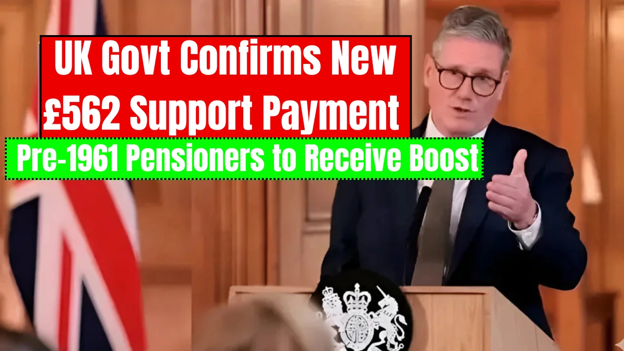 UK Govt Confirms New £562 Support Payment